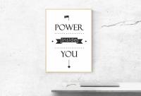Постер «Power inside you», купить в СПб — предпросмотр