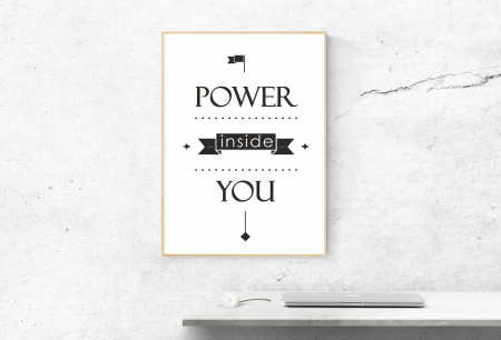 Постер «Power inside you», купить в СПб