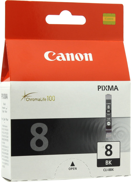 Заправка картриджа Canon CLI-8 BK в СПб