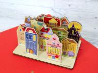 Календарь настольный деревянный "Сказочный город", купить в СПб — предпросмотр