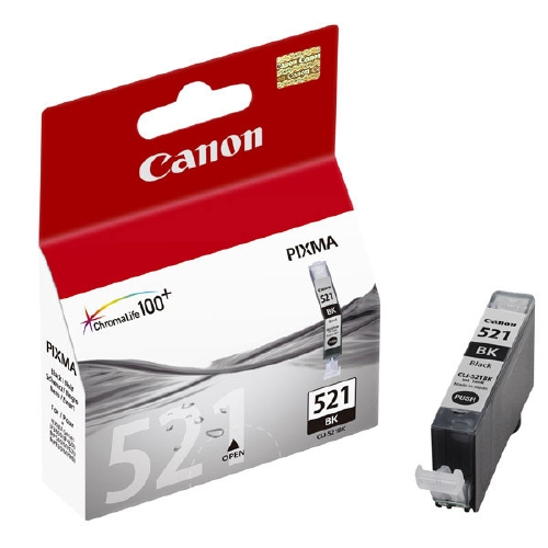 Заправка картриджа Canon CLI-521 BK в СПб