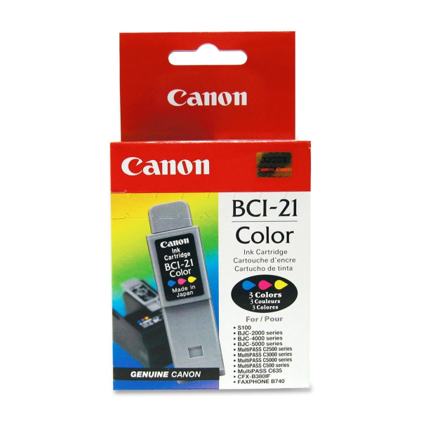 Заправка картриджа Canon BCI-21 Color в СПб