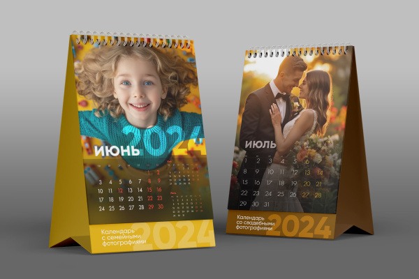 Заказать печать календарей с фото в СПб